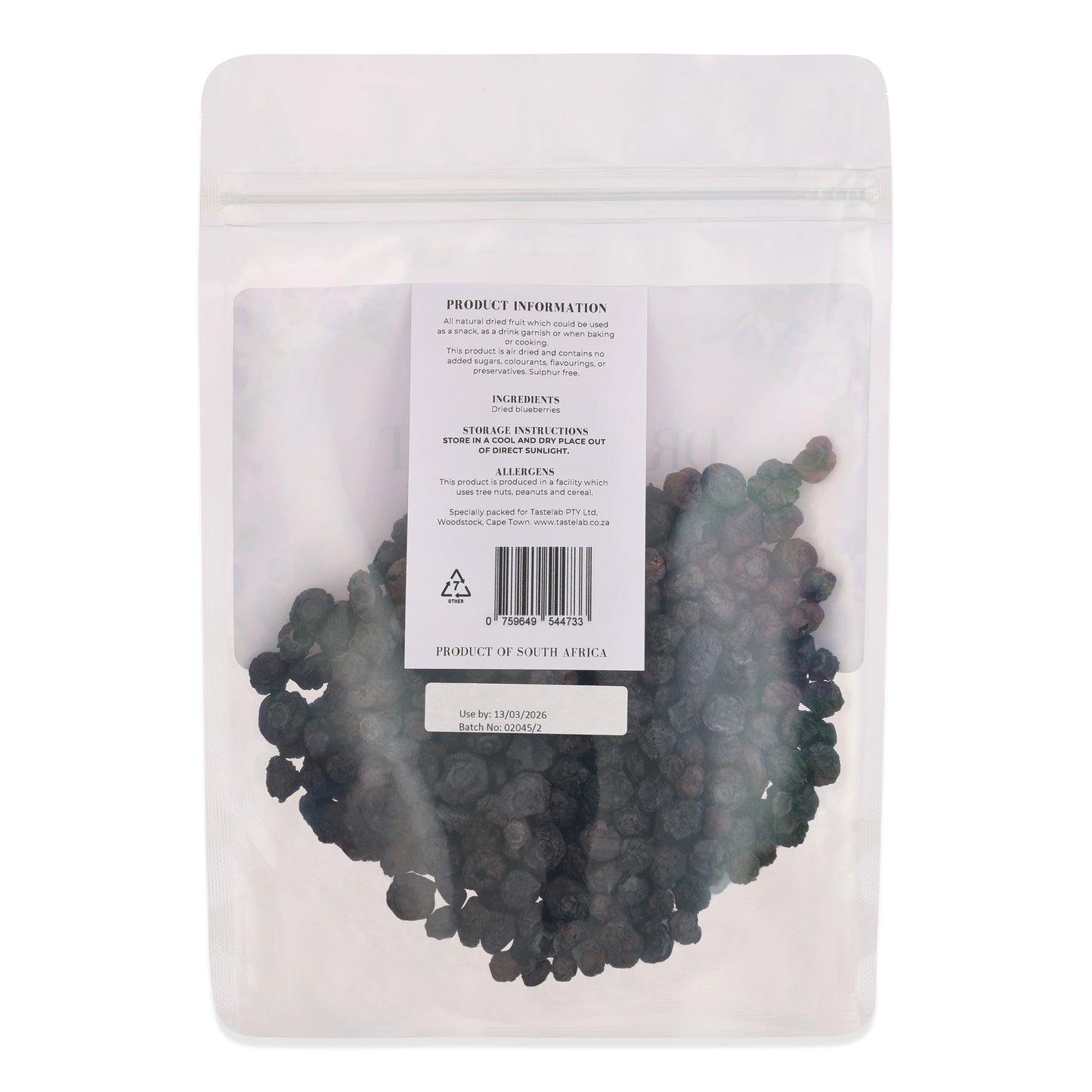 Air Dried Blueberries