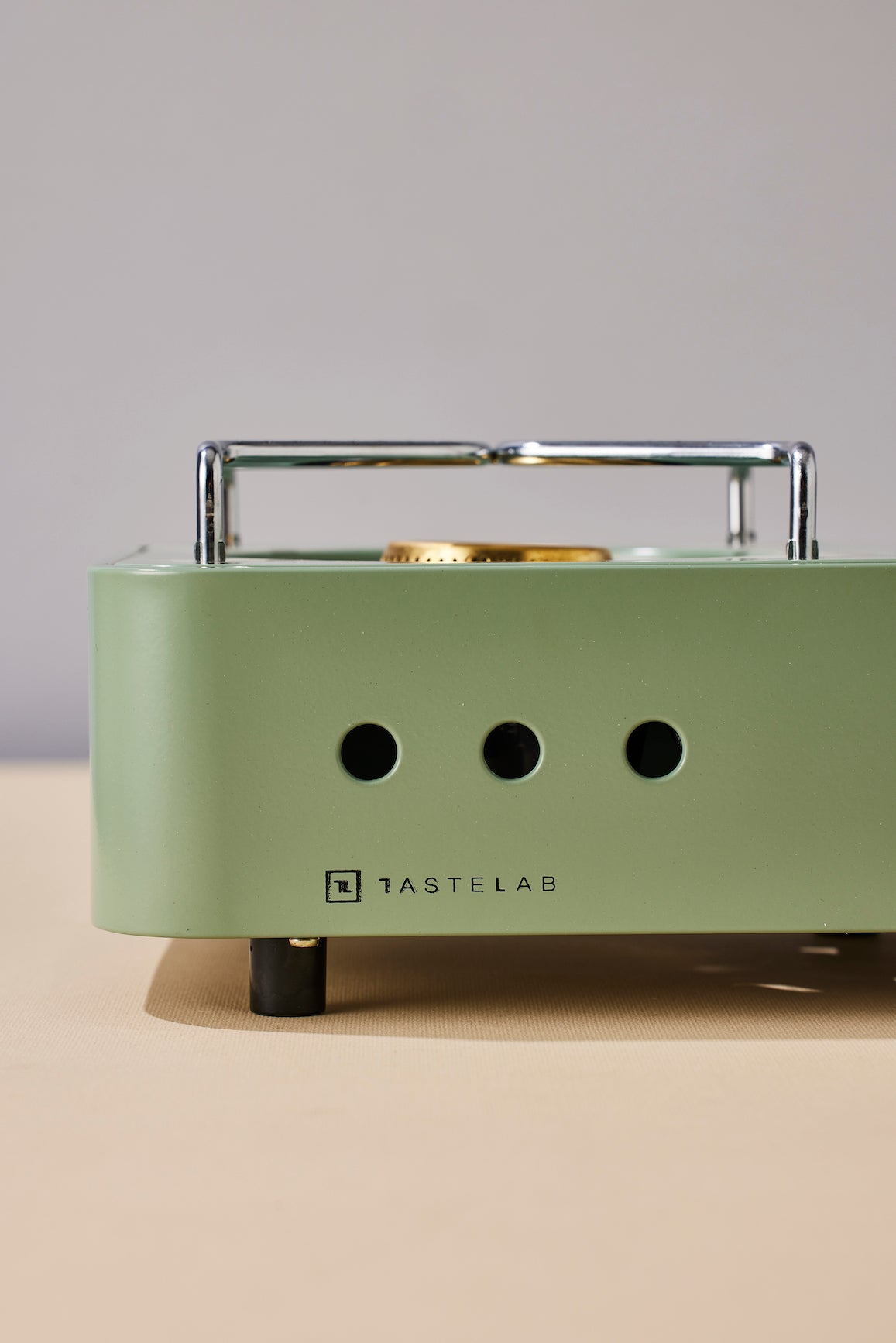 mini cassette stove sage green